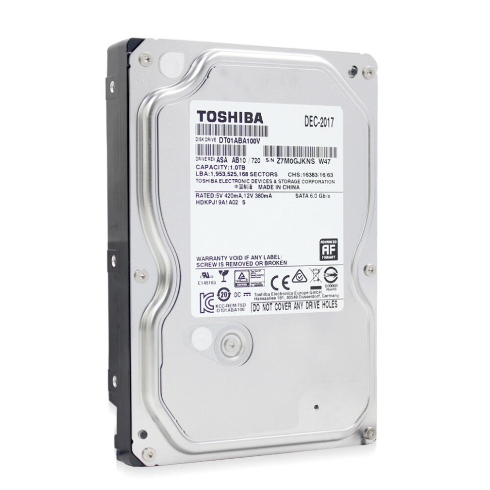 TOSHIBA DT01ABA100V 1TB